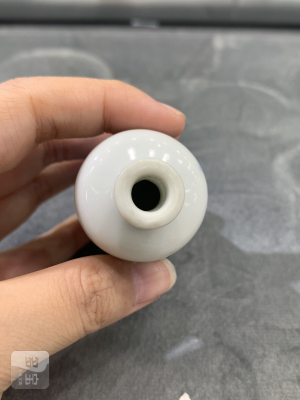 清晚期青花高士对谈图鼻烟壶 - 图6